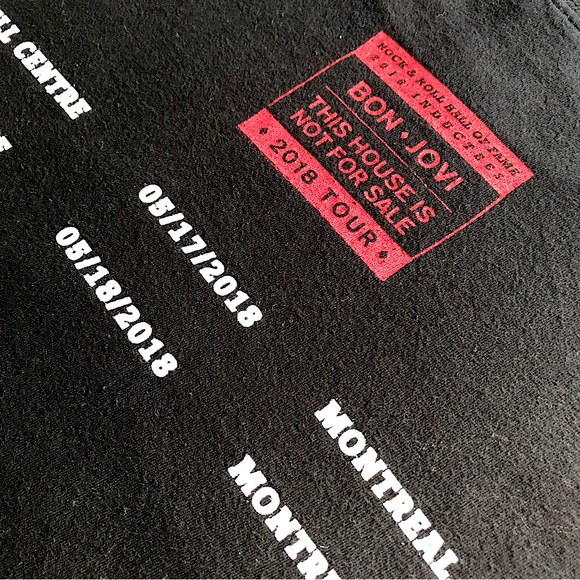 Bon Jovi Tour T-Shirt - Picture 4 of 7